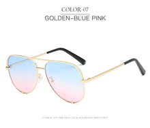 Load image into Gallery viewer, 2023 Brand Designer Ladies Pilot Sunglasses Women Men Goggle Gradient Sun Glasses For Female Mirror Shades UV400