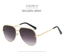 Load image into Gallery viewer, 2023 Brand Designer Ladies Pilot Sunglasses Women Men Goggle Gradient Sun Glasses For Female Mirror Shades UV400