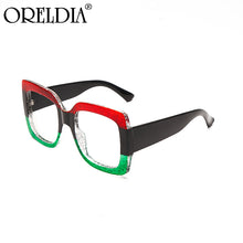 Load image into Gallery viewer, 2023 Ladies Anti-Blue Light Glasses Retro Square Three-Color Big Frame Men&#39;s Flat Glasses Frame Myopia Glasses Hot