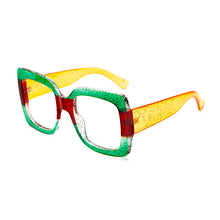 Load image into Gallery viewer, 2023 Ladies Anti-Blue Light Glasses Retro Square Three-Color Big Frame Men&#39;s Flat Glasses Frame Myopia Glasses Hot