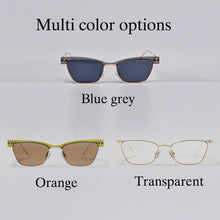 Carica l&#39;immagine nel visualizzatore di Gallery, 2022   Metal Frame Men Women Sunglasses GENTLE KALO Polarized UV400 Square Sunglasses Women Men
