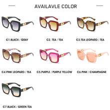 Load image into Gallery viewer, 2022 New Fashion Oversized  Sunglasses Women Luxury Brand Designer Big Frame Gradient Square Sun Glasses For Female UV400