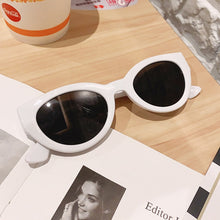 Load image into Gallery viewer, 2023 Small Round Cat Eye Sunglasses For Women Vintage Green Black Gradient Sun Glasses Female Uv400 Chic Shades Men