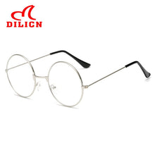 Load image into Gallery viewer, 2023 Fashionable Retro Glasses Without Diopter Round Glasses Metal Frame Unisex Eyeglasses Frames