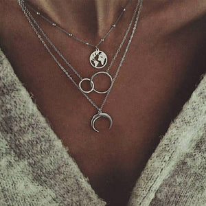 2020 New Female Fashion Crystal Heart Necklace Pendant Short Gold Chain Necklace Pendant Necklace Charm Gifts Girlfriends Gift