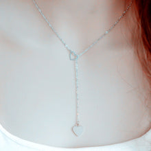 Load image into Gallery viewer, 2020 New Female Fashion Crystal Heart Necklace Pendant Short Gold Chain Necklace Pendant Necklace Charm Gifts Girlfriends Gift