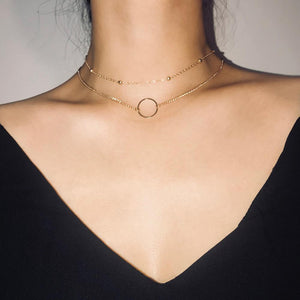 2020 New Female Fashion Crystal Heart Necklace Pendant Short Gold Chain Necklace Pendant Necklace Charm Gifts Girlfriends Gift