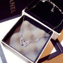 Carica l&#39;immagine nel visualizzatore di Gallery, 2020 New Korean Cute Butterfly Necklace  Women Chains Bride&#39;s Gift Ball Jewelry Wholesale Bijoux