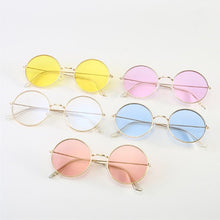 Load image into Gallery viewer, 2022  Metal Classic Round Frame Sunglasses Women/Men Alloy Mirror Sun Glasses Vintage Glasses Driving Eyewear Pink Glasses