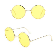 Load image into Gallery viewer, 2022  Metal Classic Round Frame Sunglasses Women/Men Alloy Mirror Sun Glasses Vintage Glasses Driving Eyewear Pink Glasses