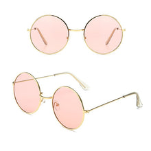 Load image into Gallery viewer, 2022  Metal Classic Round Frame Sunglasses Women/Men Alloy Mirror Sun Glasses Vintage Glasses Driving Eyewear Pink Glasses