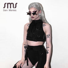 Load image into Gallery viewer, 2023 Personality Half Frame Star Sunglasses Women  Rimless Sun Glasses Polygonal Black Punk Eyeglasses Female Shades