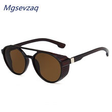 Carica l&#39;immagine nel visualizzatore di Gallery, 2023 Occhiali da sole unisex Steampunk personalità 2023 Occhiali da sole rotondi antivento classici di tendenza splendida e fantastica 