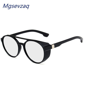 2023 Occhiali da sole unisex Steampunk personalità 2023 Occhiali da sole rotondi antivento classici di tendenza splendida e fantastica 