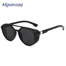 Carica l&#39;immagine nel visualizzatore di Gallery, 2023 Occhiali da sole unisex Steampunk personalità 2023 Occhiali da sole rotondi antivento classici di tendenza splendida e fantastica 