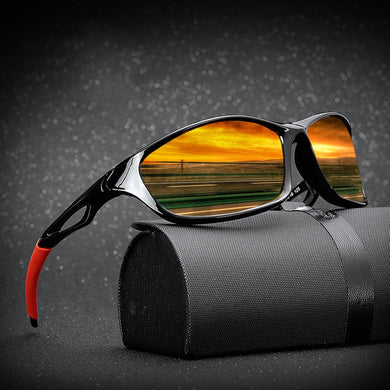 2022  Polarized Sunglasses Men Brand Designer Square Sports Sun Glasses for Men Driving Fishing Black Frame Goggle UV400