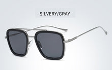 Load image into Gallery viewer, 2022  Polarized Tony Stark Sun Glasses Iron Man 3 Colorful Gradient Sunglasses square metal frame male sun glasses