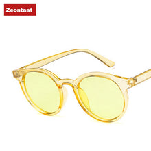 Load image into Gallery viewer, 2023 Red Blue Round Sunglasses Women Brand Designer Pink Yellow Sun Glasses Vintage Retro Shades