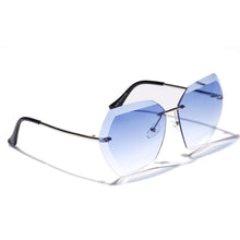 Load image into Gallery viewer, 2022   Rimless Hexagon Sunglasses Women Brand Designer Gradient Lens UV400 Protection Sun Glasses Vintage   Clear Lens