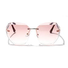 Load image into Gallery viewer, 2022   Rimless Hexagon Sunglasses Women Brand Designer Gradient Lens UV400 Protection Sun Glasses Vintage   Clear Lens