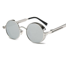 Carica l&#39;immagine nel visualizzatore di Gallery, 2023 Round Style Mirrored Les Sunglasses Women Steampunk Cool Spring Brand Design Sun Glasses Oculos De Sol