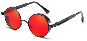 2023 Round Style Mirrored Les Sunglasses Women Steampunk Cool Spring Brand Design Sun Glasses Oculos De Sol
