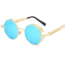 Carica l&#39;immagine nel visualizzatore di Gallery, 2023 Round Style Mirrored Les Sunglasses Women Steampunk Cool Spring Brand Design Sun Glasses Oculos De Sol