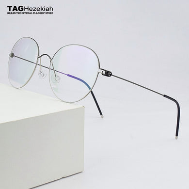 2023 Round Titanium Glasses Frame Men Eyeglasses Women Optical Prescription Brand Eyewear Ultralight Myopia spectacle frames