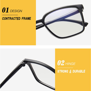 2020  Square Glasses Frame Women Men Vintage Transparent Leopard Eyeglasses Clear Lens Computer Eyewear Optical Spectacles