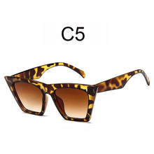 Load image into Gallery viewer, 2022 New Square Sunglasses Brand Cat Eye Sun Glasses Personalized Colorful Eyeglasses High Quality Womens Fashion Shades UV400