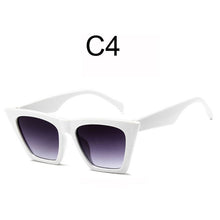 Load image into Gallery viewer, 2022 New Square Sunglasses Brand Cat Eye Sun Glasses Personalized Colorful Eyeglasses High Quality Womens Fashion Shades UV400
