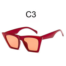 Load image into Gallery viewer, 2022 New Square Sunglasses Brand Cat Eye Sun Glasses Personalized Colorful Eyeglasses High Quality Womens Fashion Shades UV400