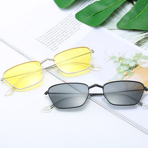 2023 Sunglasses Metal Small Frame Cat Eyes Irregular Wild Sunglasses 10-BLS350