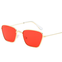 Load image into Gallery viewer, 2023 Sunglasses Metal Small Frame Cat Eyes Irregular Wild Sunglasses 10-BLS350