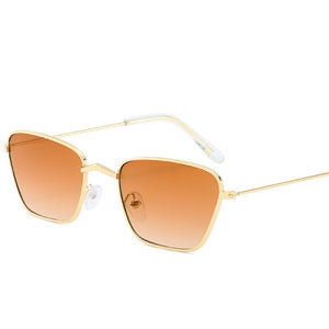 2023 Sunglasses Metal Small Frame Cat Eyes Irregular Wild Sunglasses 10-BLS350