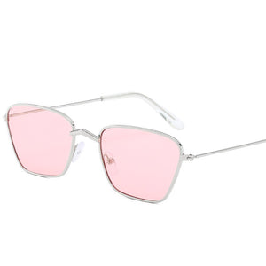 2023 Sunglasses Metal Small Frame Cat Eyes Irregular Wild Sunglasses 10-BLS350