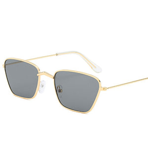 2023 Sunglasses Metal Small Frame Cat Eyes Irregular Wild Sunglasses 10-BLS350