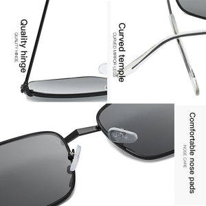 2023 Sunglasses Metal Small Frame Cat Eyes Irregular Wild Sunglasses 10-BLS350