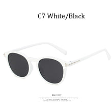 Load image into Gallery viewer, 2023 T Round Frame Sunglasses Oval Style Retro Street Shooting Oculos Sol Tom Gradient lens
