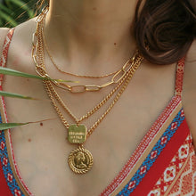 Load image into Gallery viewer, 2020 New Trendy Metal Hip Hop Lock Necklaces Punk Cross Pendant Necklace Gold/Silver Color For Women Men Jewelry Gifts