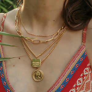 2020 New Trendy Metal Hip Hop Lock Necklaces Punk Cross Pendant Necklace Gold/Silver Color For Women Men Jewelry Gifts