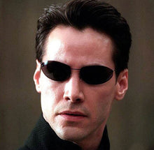 Carica l'immagine nel visualizzatore di Gallery, 2022 Occhiali da sole ultraleggeri senza montatura in titanio da uomo alla guida Occhiali da sole polarizzati Matrix Neo Style Oculos De Sol 
