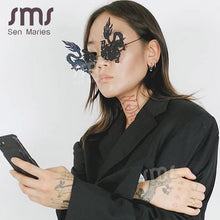 Load image into Gallery viewer, 2023 Unique Rimless Punk Sunglasses Women Dragon And Phoenix Glasses Men Colorful Party Glasses For Female Shades