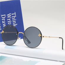 Load image into Gallery viewer, 2023 Vintage Sunglasses Simplicity Round Sunglasses  black Bee Sun Glasses Gafas Oculos Sunglasses Women uv400