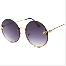 Load image into Gallery viewer, 2023 Vintage Sunglasses Simplicity Round Sunglasses  black Bee Sun Glasses Gafas Oculos Sunglasses Women uv400