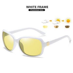 2023 Donne Occhiali da sole fotocromatici Chameleon Polarizzati Day Night Vision Driving Glasse Sunmer tonalità lunette de soleil femme