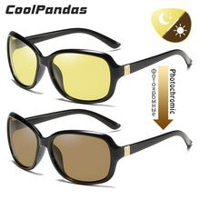 Carica l&#39;immagine nel visualizzatore di Gallery, 2023 Donne Occhiali da sole fotocromatici Chameleon Polarizzati Day Night Vision Driving Glasse Sunmer tonalità lunette de soleil femme