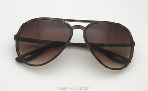 2023 arriving high light sunglasses women designer men glasses 4320 black frame brown mirror lens 57-17 145mm