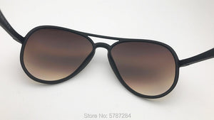 2023 arriving high light sunglasses women designer men glasses 4320 black frame brown mirror lens 57-17 145mm