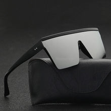 Load image into Gallery viewer, 2022  style Male Flat Top Sunglasses Men Brand Black Square Shades UV400 Gradient Sun Glasses For Men Cool One Piece Designer